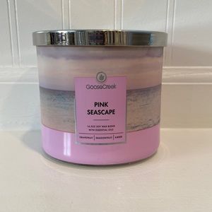 Goose Creek ‘Pink Seascape’ 🌊 candle 🕯️